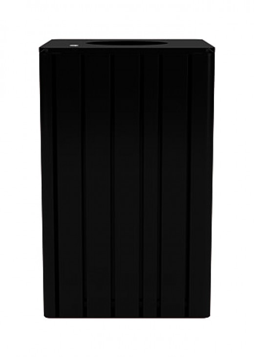 19W x 19D x 38H - Litter Bin in Dipped-Look Color