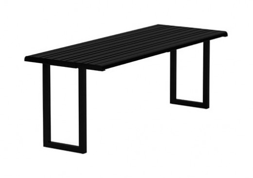 79W x 31D x 30H - Table in Dipped-Look Color