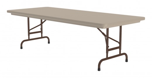 Blow Molded Plastic Adjustable Height Table