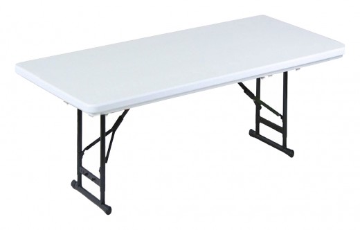 Counter Height Anti-Microbial Plastic Folding Table