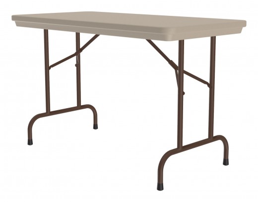 Tamper Resistant Plastic Folding Table