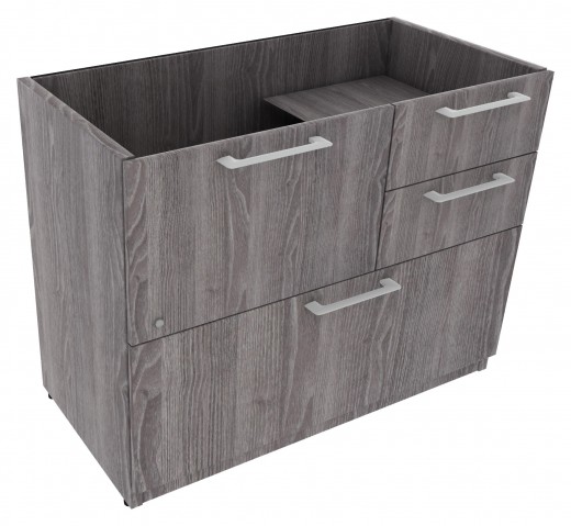 Combo Pedestal Drawers w/2 Box Drawers on the Right - 36W x 18D x 28H