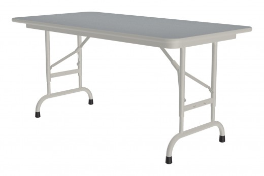 High Pressure Laminate Adjustable Height Folding Table