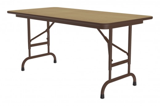 High Pressure Laminate Adjustable Height Folding Table