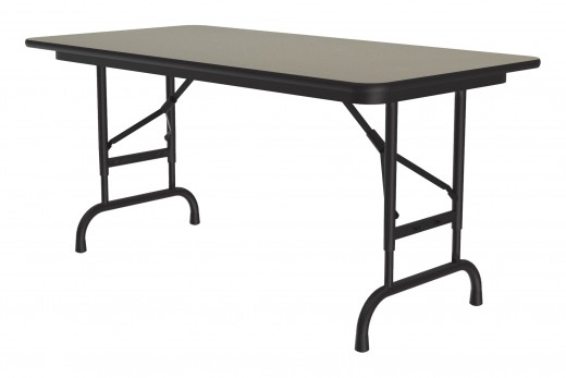 High Pressure Laminate Adjustable Height Folding Table