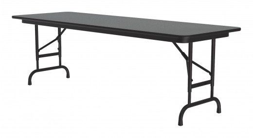 High Pressure Laminate Adjustable Height Folding Table