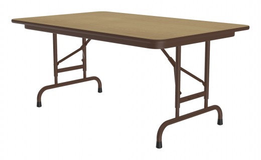 High Pressure Laminate Adjustable Height Folding Table