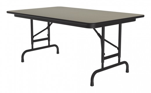 High Pressure Laminate Adjustable Height Folding Table