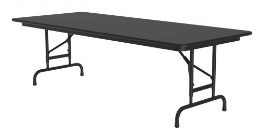 High Pressure Laminate Adjustable Height Folding Table