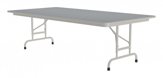 High Pressure Laminate Adjustable Height Folding Table