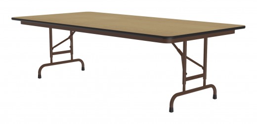 High Pressure Laminate Adjustable Height Folding Table