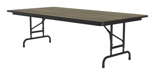 High Pressure Laminate Adjustable Height Folding Table