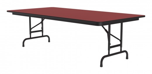 High Pressure Laminate Adjustable Height Folding Table