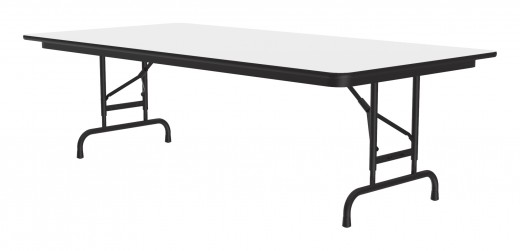 High Pressure Laminate Adjustable Height Folding Table