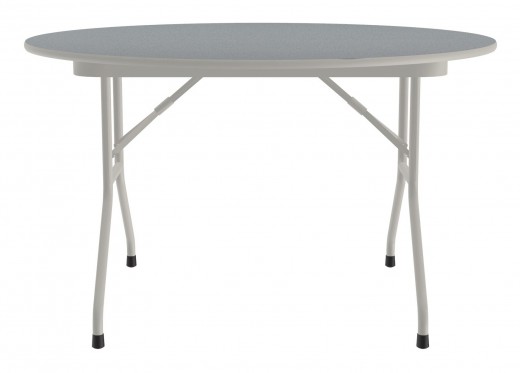 Round Thermal Fused Laminate Folding Table