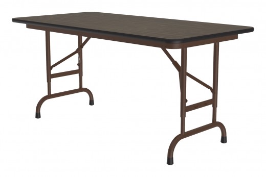 Adjustable Height Thermal Fused Laminate Folding Table