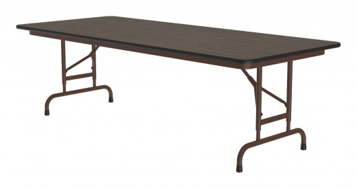 Height Adjustable Solid Core Deluxe High Pressure Laminate Folding Table