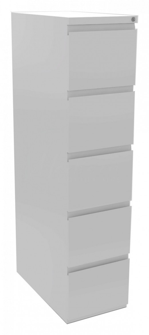 Vertical File, 5 drawer 63-1/2h x 28d x 15w