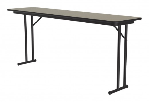 Deluxe High-Pressure Folding Seminar Table with Off-Set Leg