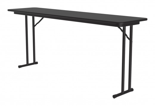 Deluxe High-Pressure Folding Seminar Table with Off-Set Leg