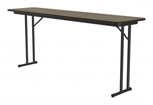 Deluxe High-Pressure Folding Seminar Table with Off-Set Leg