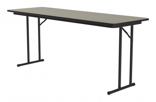 Deluxe High-Pressure Folding Seminar Table with Off-Set Leg