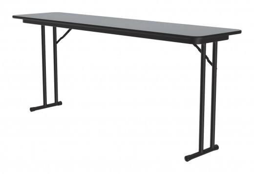 Commercial Laminate Folding Seminar Table with Off-Set Leg