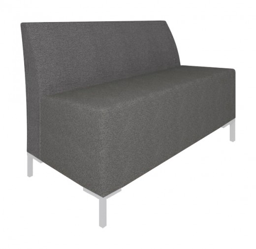 48W x 24D x 32H - Urban Armless Loveseat