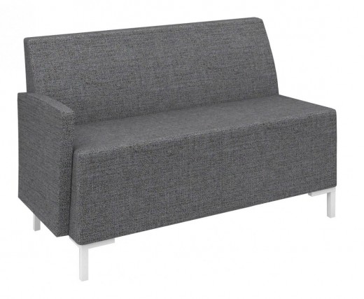 50W x 24D x 32H - Urban Right Side Sectional Upholstered Arm Loveseat