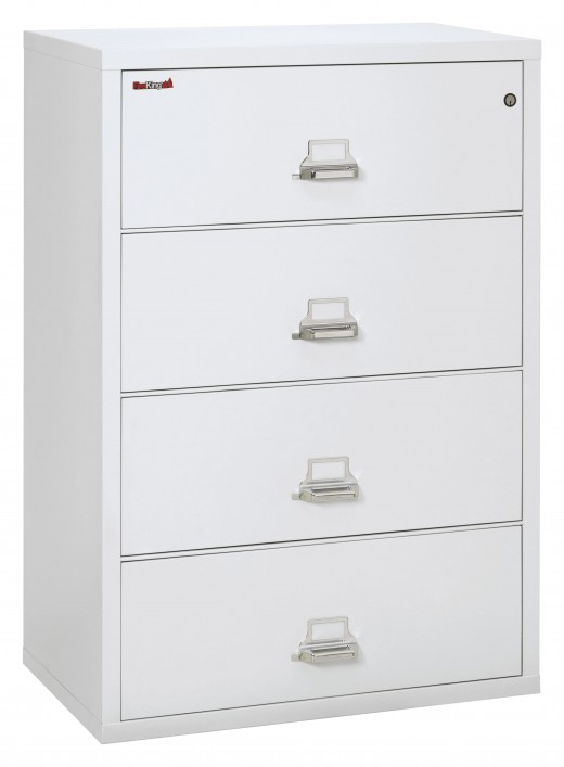 4-Drawer Classic High Security Lateral File Cabinet - 38W x 23D x 53H