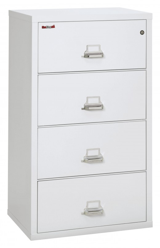 4-Drawer Classic High Security Lateral File Cabinet - 32W x 23D x 53H