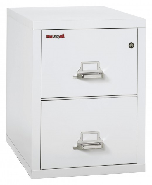 2-Drawer Classic High Security Vertical File Cabinet, Letter Size - 18W x 32D x 28H