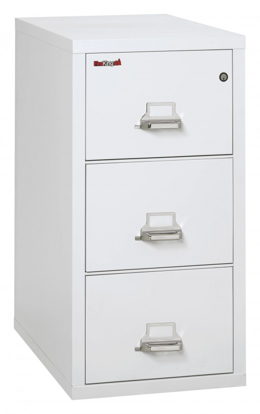 3-Drawer Classic High Security Vertical File Cabinet, Letter Size - 18W x 32D x 41H