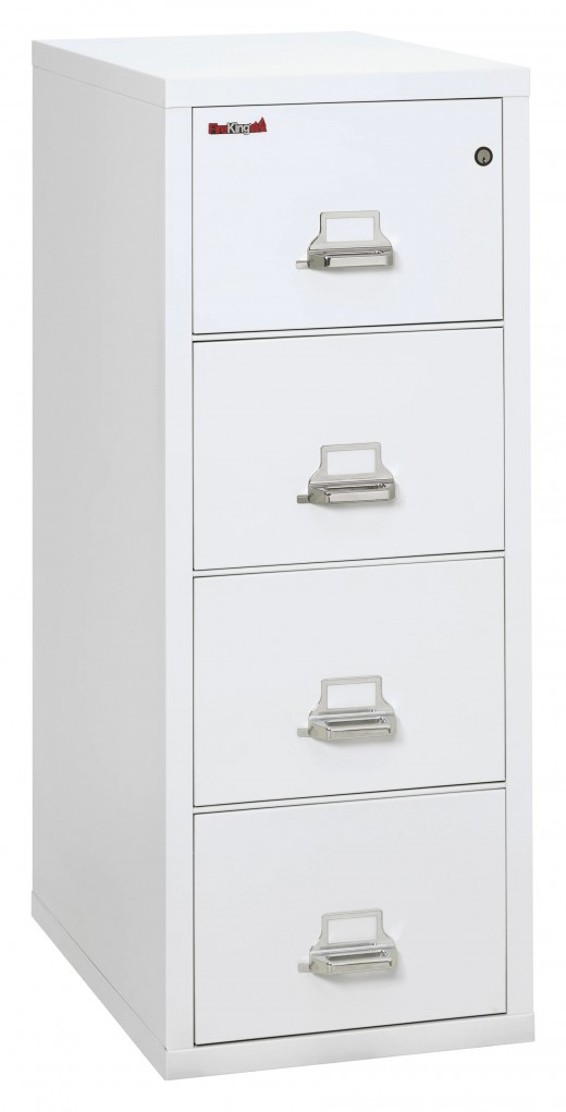 4-Drawer Classic High Security Vertical File Cabinet, Letter Size - 18W x 32D x 53H