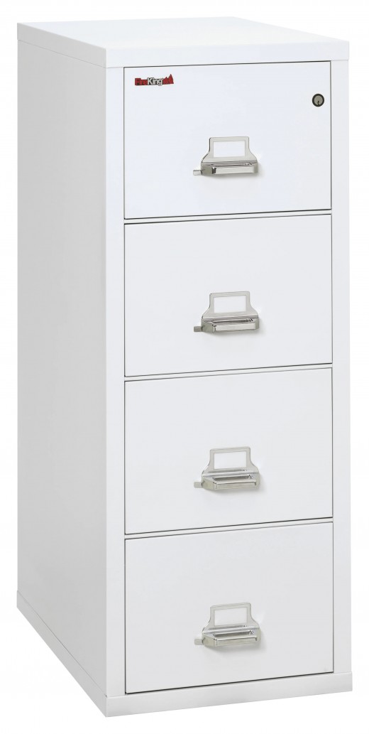 4-Drawer Classic High Security Vertical File Cabinet, Legal Size  - 21W x 32D x 53H