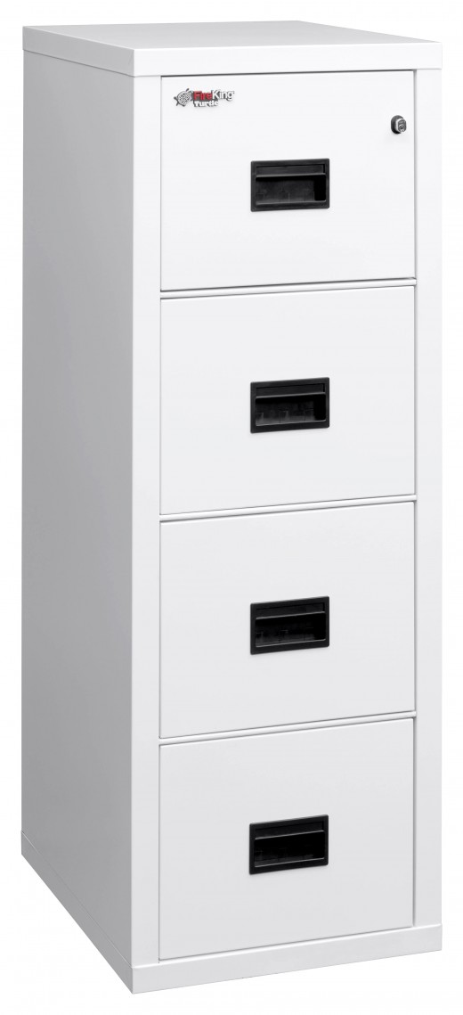 4-Drawer Turtle Space Saving Vertical File Cabinet, Legal/Letter Size - 18W x 23D x 53H