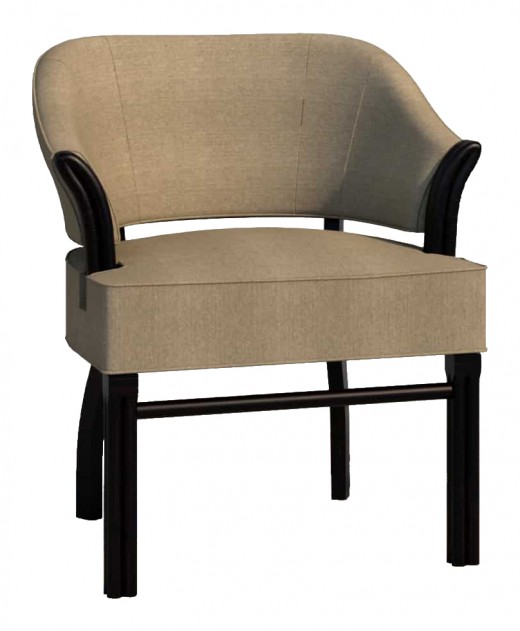 27W x 26D x 30H - Bridgeport Finished Chair w/Casters