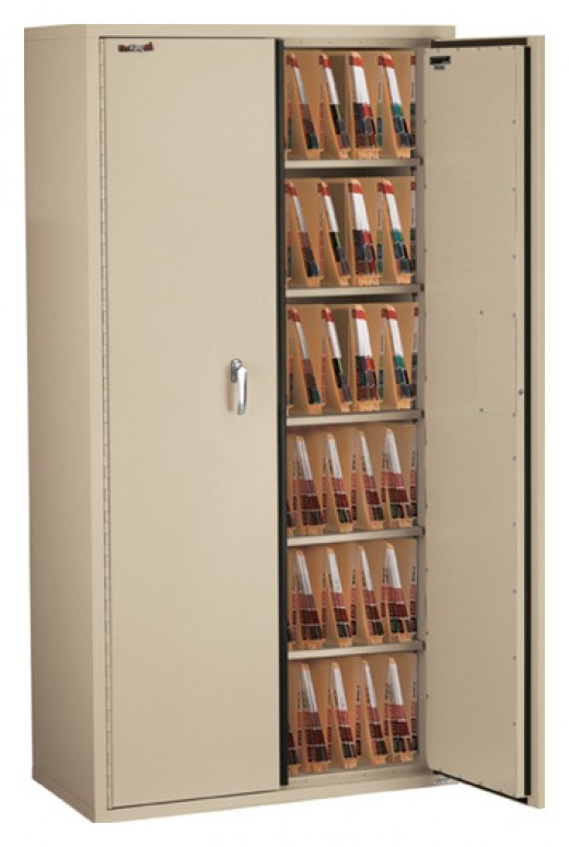 6 Shelf Medical Storage Cabinet for Legal Sized End Tabbed Files - 36W x 20D x 72H