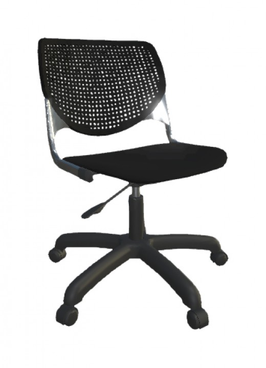 19.3 x 22 x 31-35 - Armless Task Chair