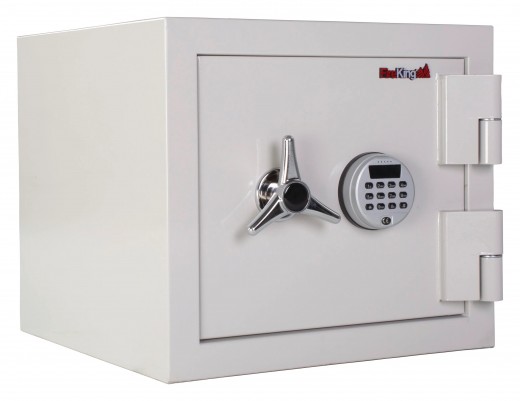 1-Hour Fire Rated, 1.2 Cubic Ft Safe w/ 1 Shelf - 20W x 21D x 18H