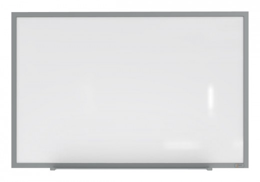 3'x4' Aluminum Frame Porcelain Magnetic Whiteboard 