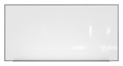 4'x7'-4 Aluminum Frame Porcelain Magnetic Whiteboard, 1 Marker, 1 Eraser