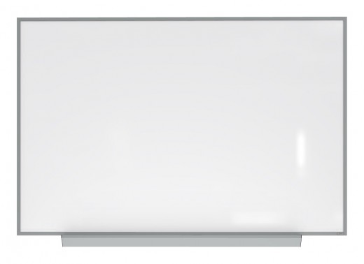 4'x6' Aluminum Frame Premium Porcelain Magnetic Whiteboard - 1 Marker, 1 Eraser