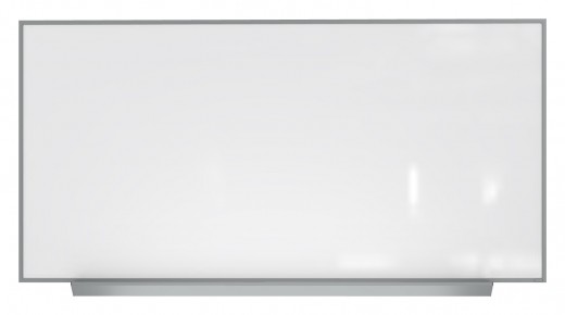 4'x7'-4 Aluminum Frame Premium Porcelain Magnetic Whiteboard - 1 Marker, 1 Eraser