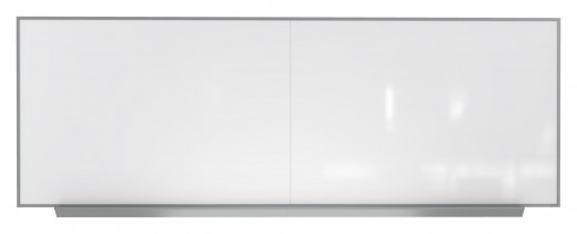 4'x16' Aluminum Frame Premium Porcelain Magnetic Whiteboard (2 pcs w/joiner) - 1 Marker, 1 Eraser