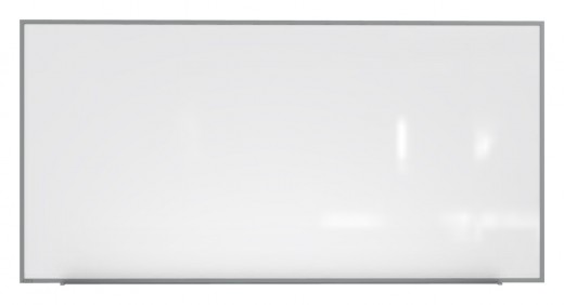 Ghent Magnetic Hygienic Porcelain Whiteboard with Aluminum Frame, 4'H x 8'W