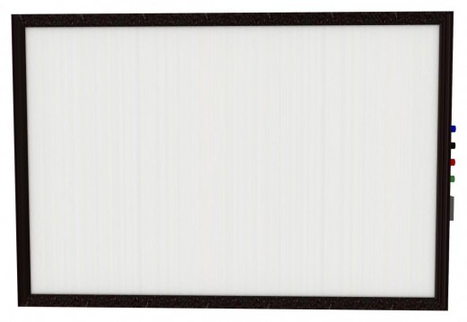 2' x 3' Impression Modern Frame - Porcelain Whiteboard