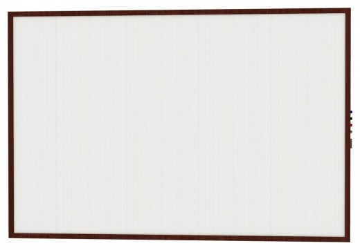 4' x 6' Impression Modern Frame - Porcelain Whiteboard