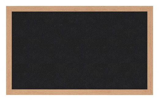 2'x3' Wood Frame, Oak Finish Recycled Rubber Bulletin Board