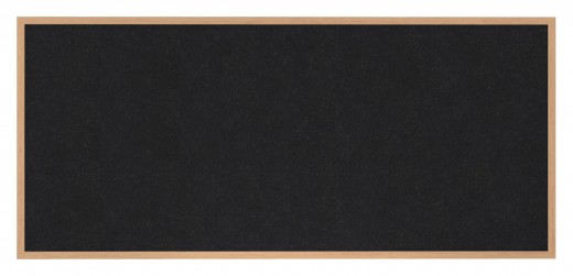 4'x10' Wood Frame, Oak Finish Recycled Rubber Bulletin Board